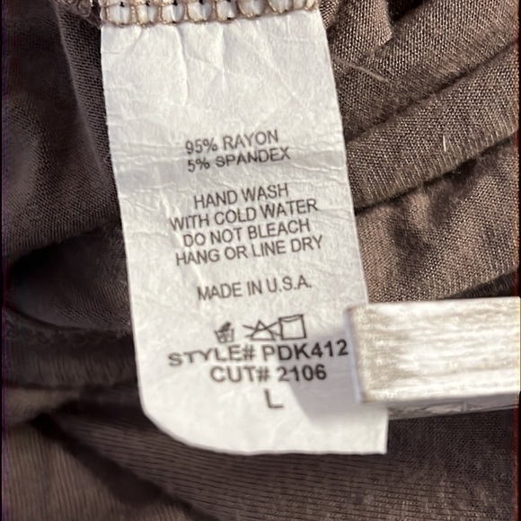 POMELO LARGE BROWN & CREAM LONG SLEEVED BLOUSE - Picture 6 of 6